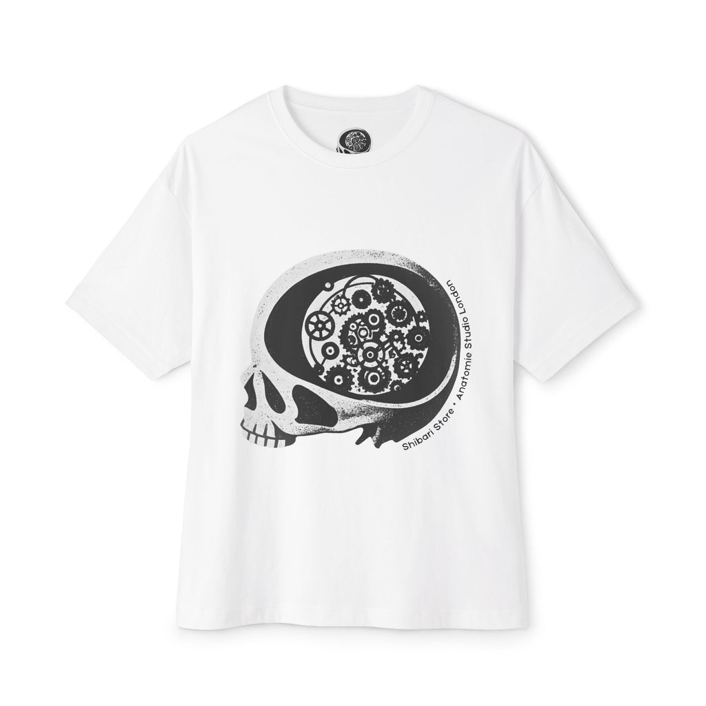 Official Shibari Store x Anatomie Skull Logo - Unisex Boxy Tee