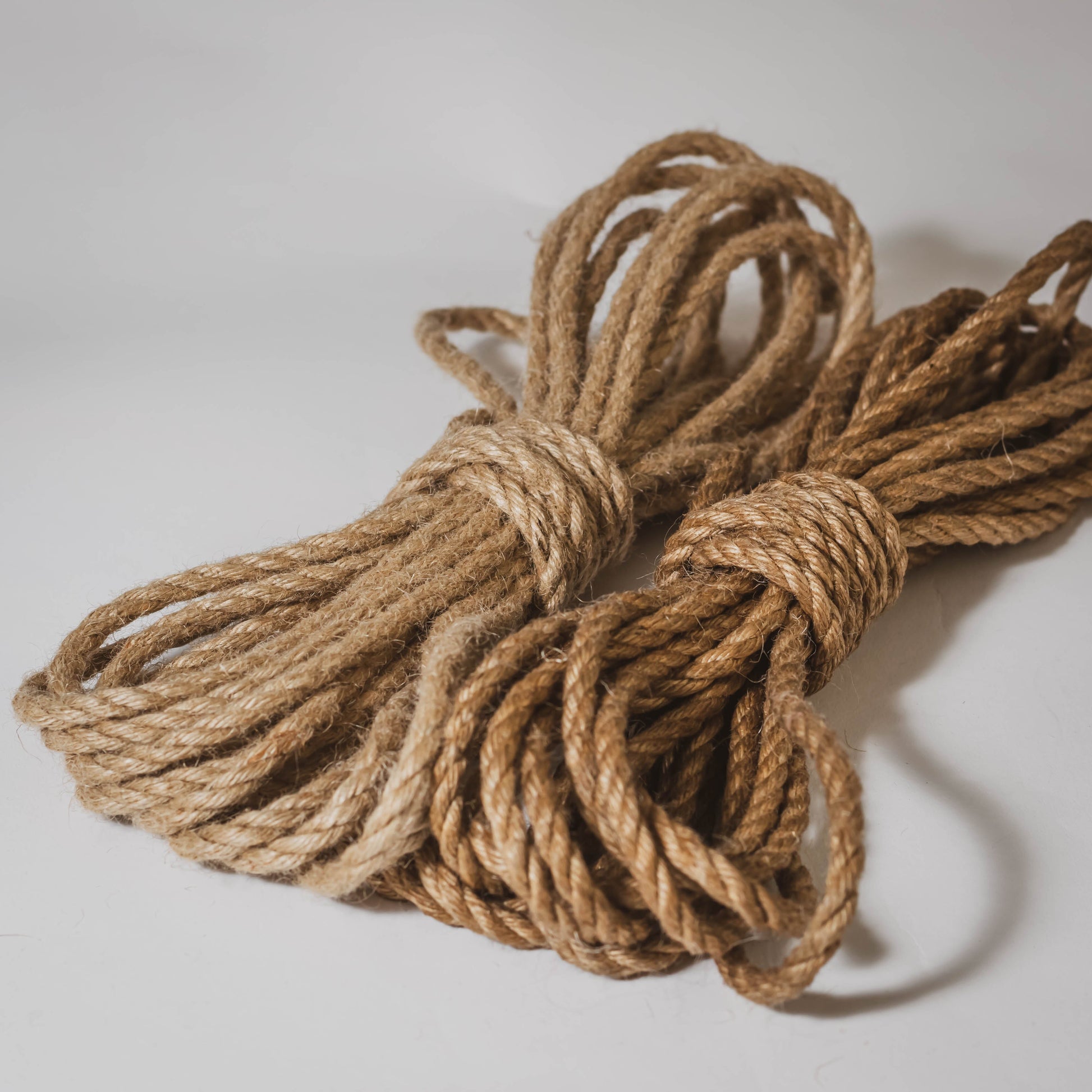 The Complete Shibari Kit Shibari Rope Kit Raw Jute and Wood Ring 